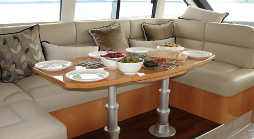 Aventura Business Monthly August 2011 Yacht Feature: Riviera 5800.