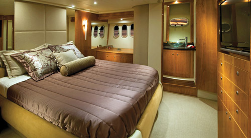 Aventura Business Monthly August 2011 Yacht Feature: Riviera 5800.