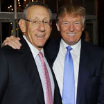 Miami Beach native Stephen Ross with fellow real estate developer Donald Trump