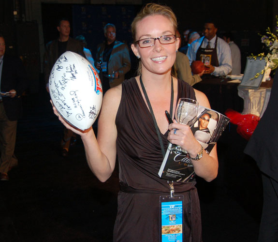 Atmosphere at the $500-per-plate Taste of the NFL on the eve of Super Bowl XLI at the Broward County Convention Center.