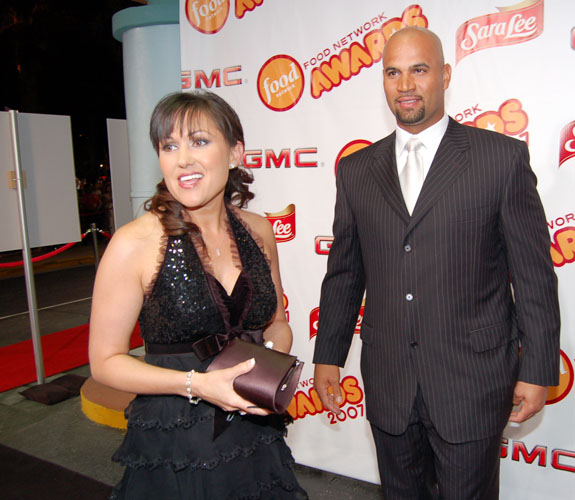 Deidre and Albert Pujols on the red carpet at the first Food Network Awards Show at the Jackie Gleason Theater on Miami Beach, Fla.