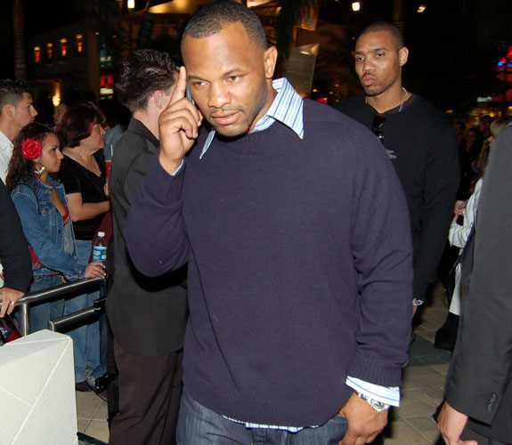 Jacksonville Jaguars running back Fred Taylor en route to the birthday party for Shaquille O'Neal at the Seminole Hard Rock in Hollywood, Fla.