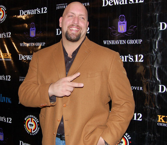 WWE performer Paul Wight on the red carpet at the Blacks Annual Gala to benefit Bay Point Schools at the Ritz-Carlton on Miami Beach.