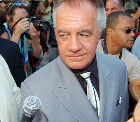 Actor Tony Sirico, who played one of the more popular Sopranos characters, Peter Paul Gualtieri, on the red carpet at the Seminole Hard Rock.